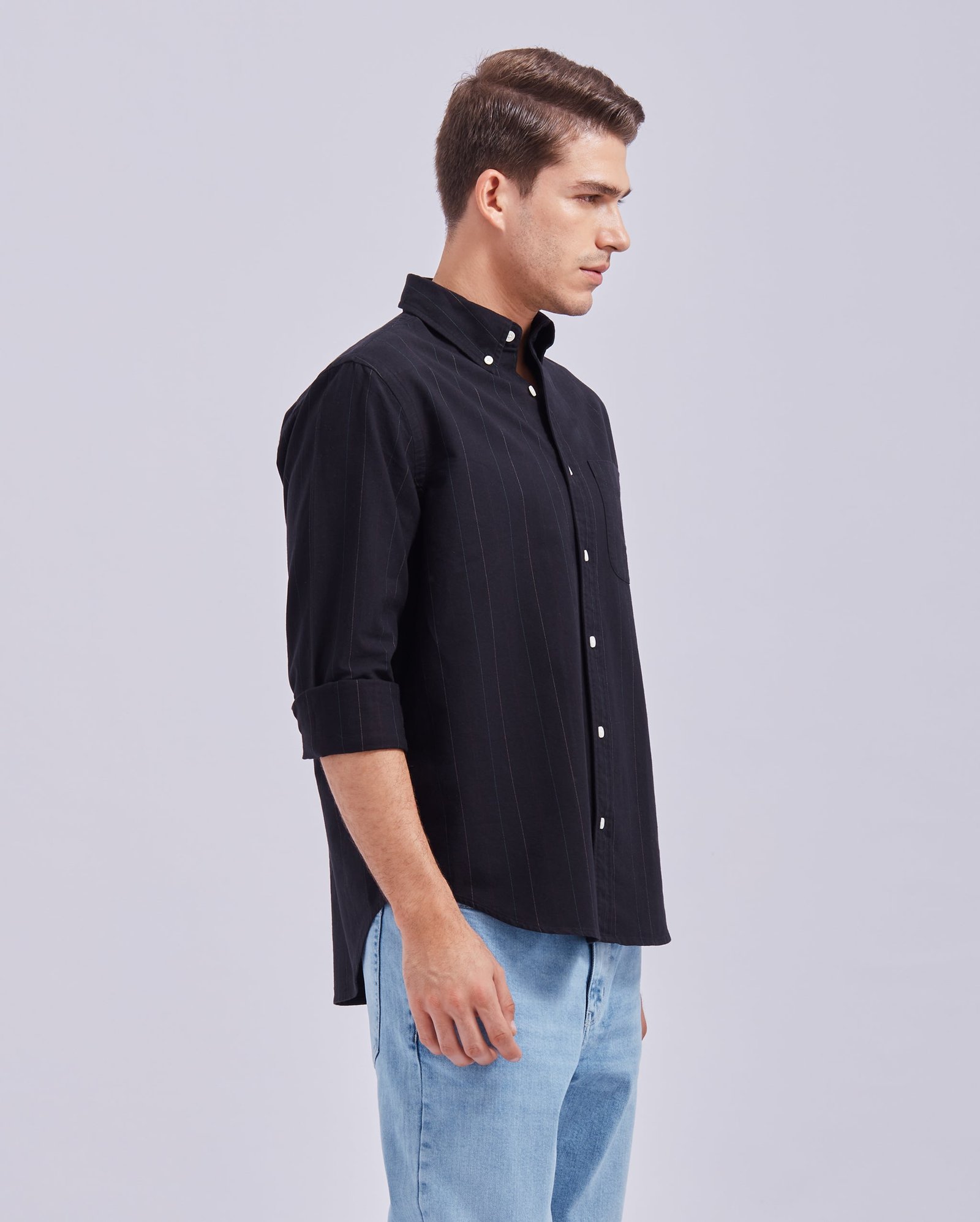 Black Stripe Shirt - Image 4