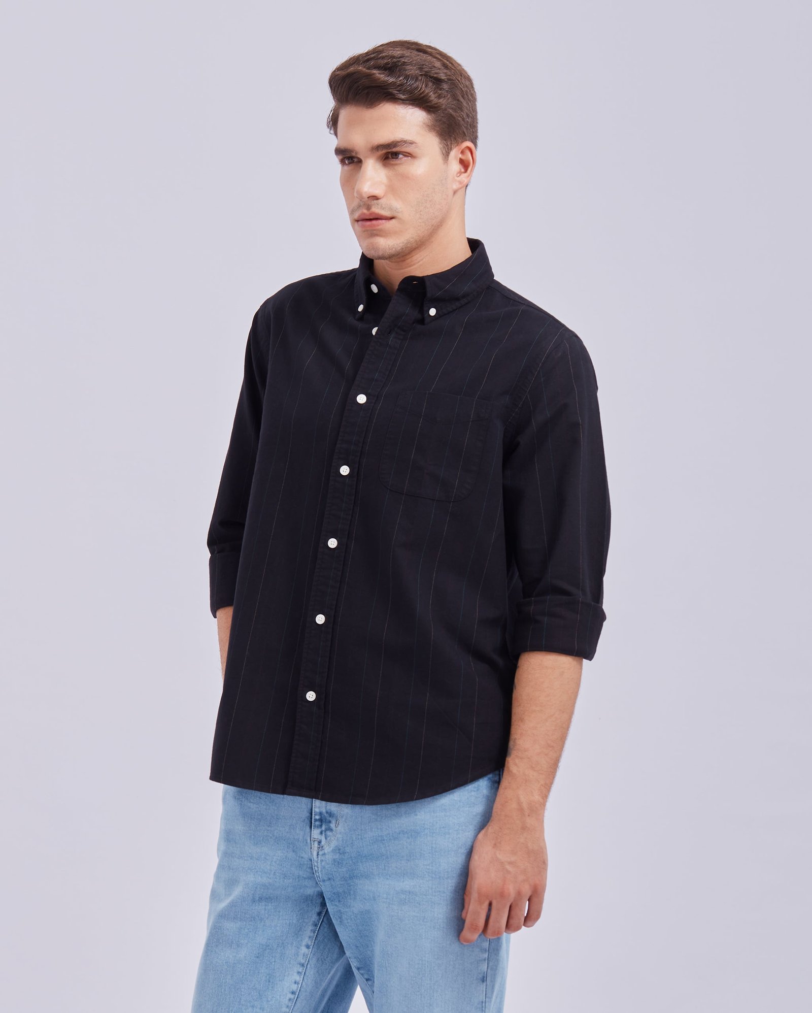 Black Stripe Shirt - Image 3