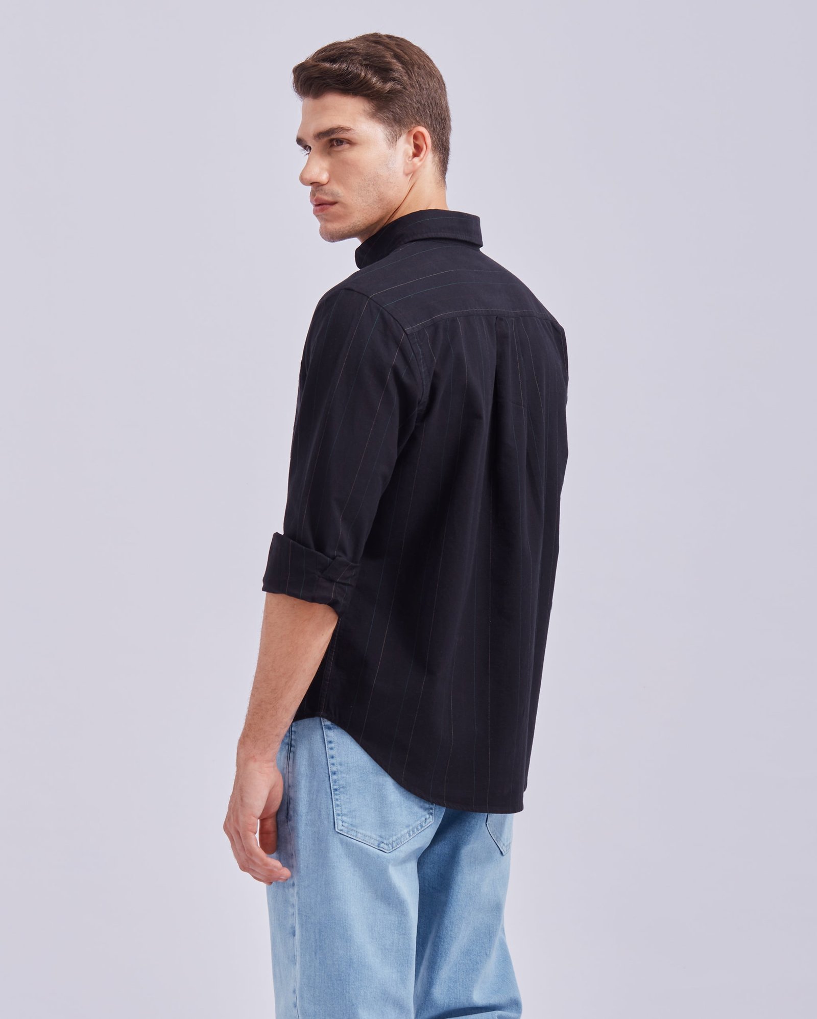 Black Stripe Shirt - Image 2